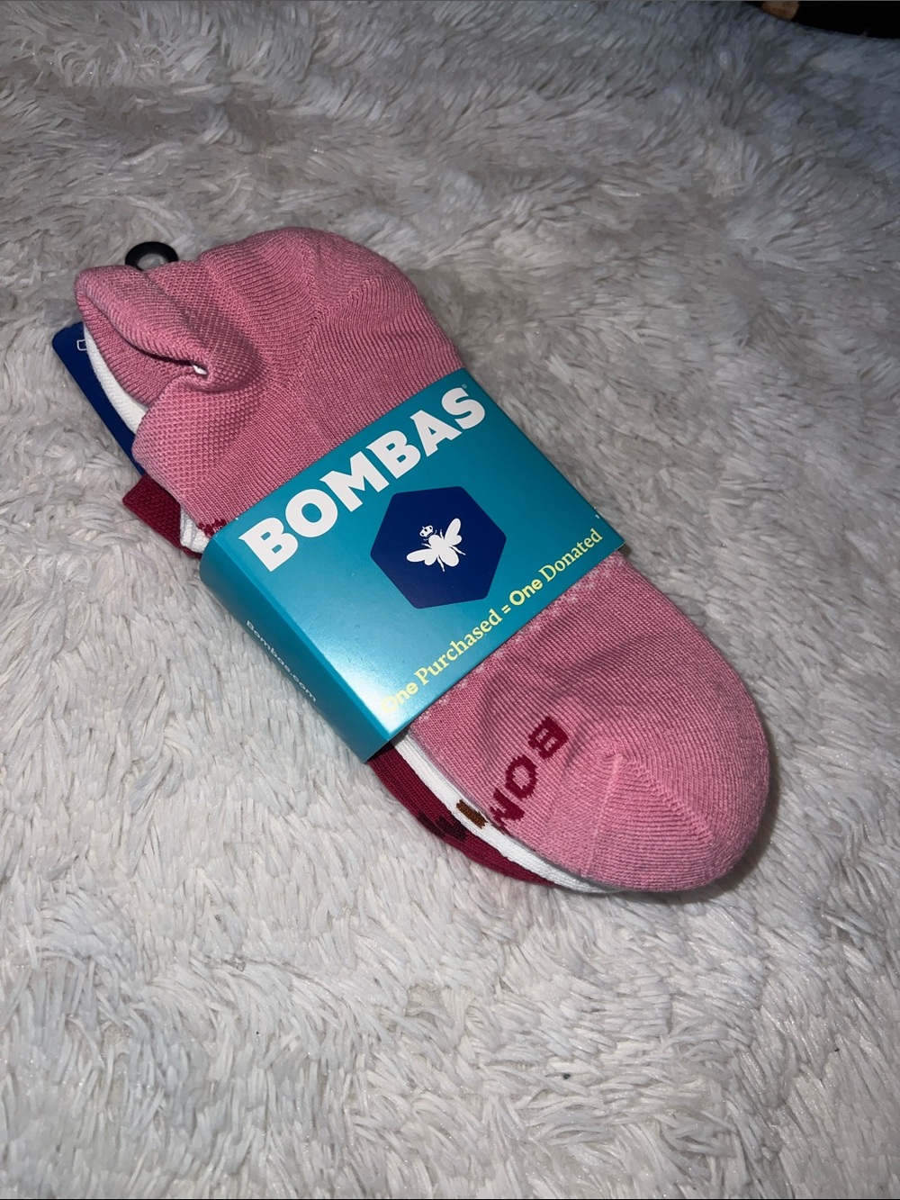 BUNDLE of THREE PAIR of  BOMBAS ANKLE SOCKS